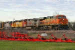 BNSF 7824, 726, NREX 2779, 2746